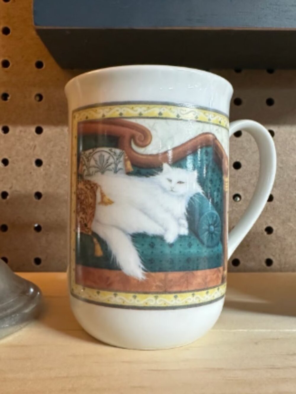 White Cat Coffee Cup Ceramic Animal Mug Home Kitchen Decor